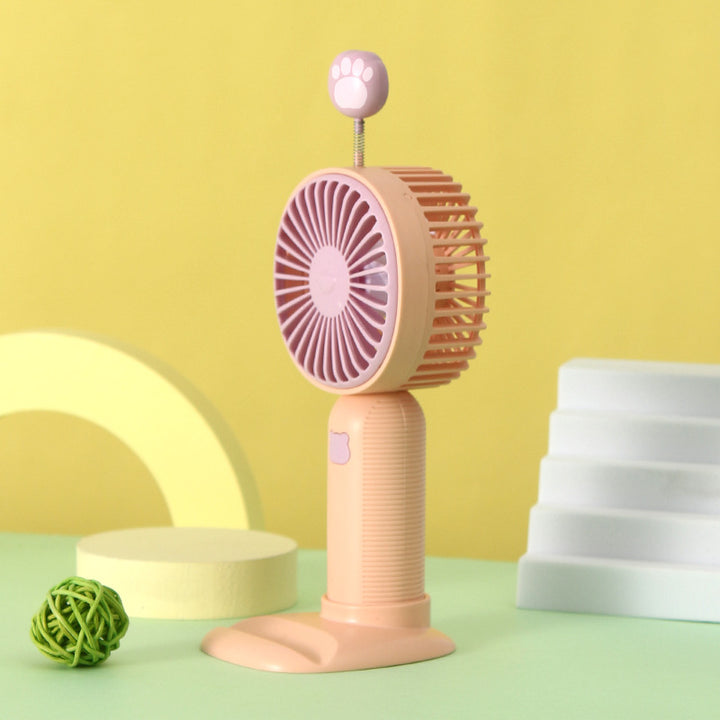 Unisex Portable Hand Fan with Playful Animal Pattern Kalsten