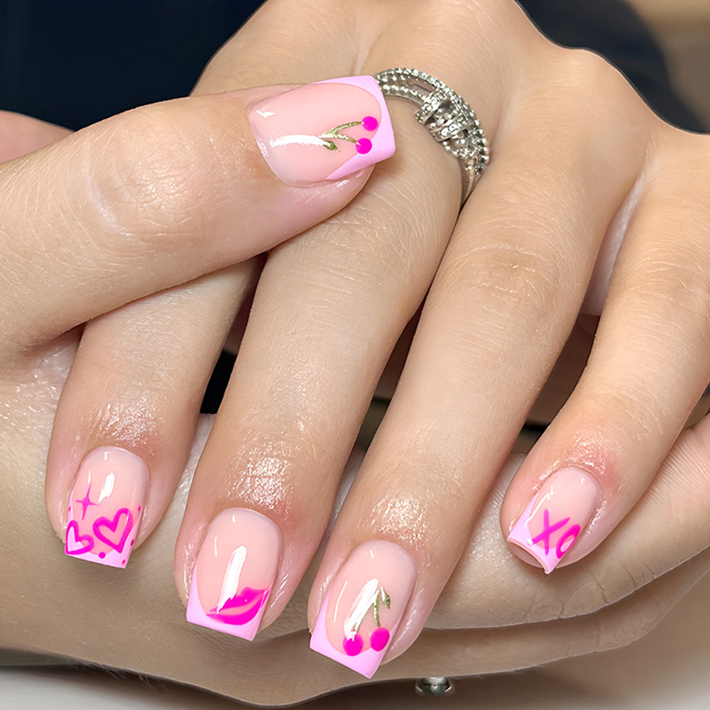 Artistic Abstract Press-On Nails Kalsten