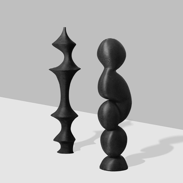 Modern Textured Decorative Sculpture