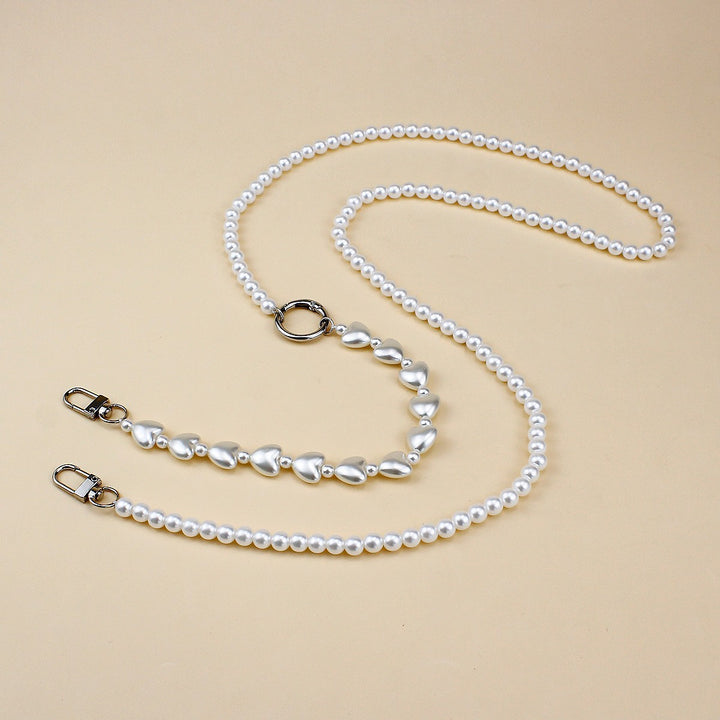 Elegant Pearl and Chain Necklace Kalsten