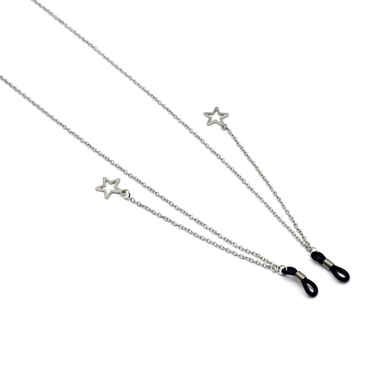 Elegant Star-Accented Eyewear Chain Kalsten
