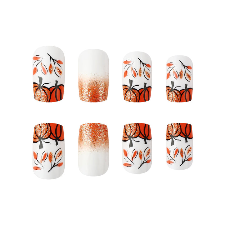Autumn-Themed Decorative Press-On Nails Kalsten 1787543168
