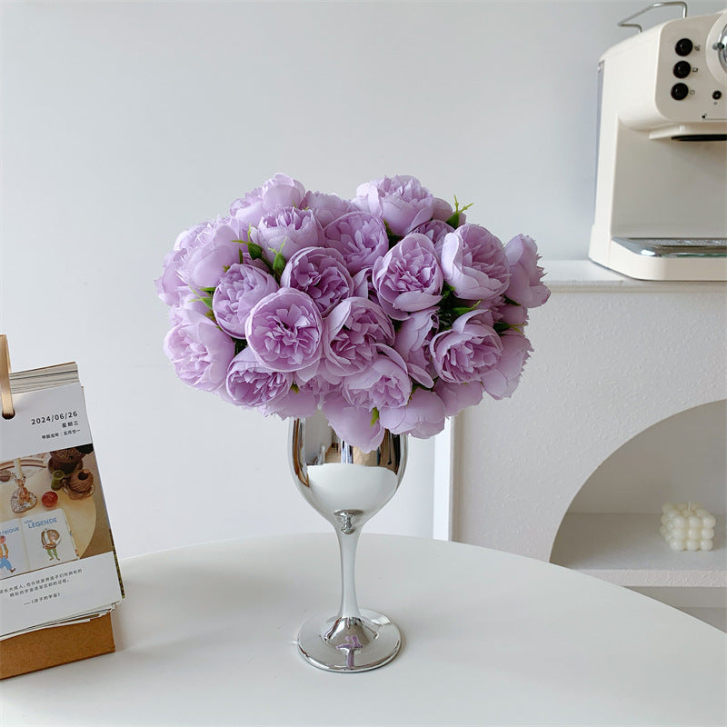 Realistic Silk Tulip Bouquet