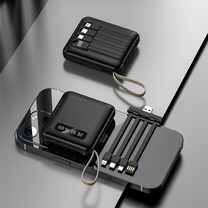 Multifunctional Powerbank with Integrated Cable Kalsten