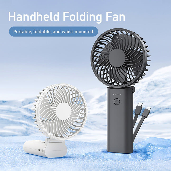 Unisex Wireless Handheld Cooling Fan with Ergonomic Design Kalsten