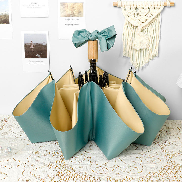 Ladies stylish portable foldable umbrella with elegant design Kalsten