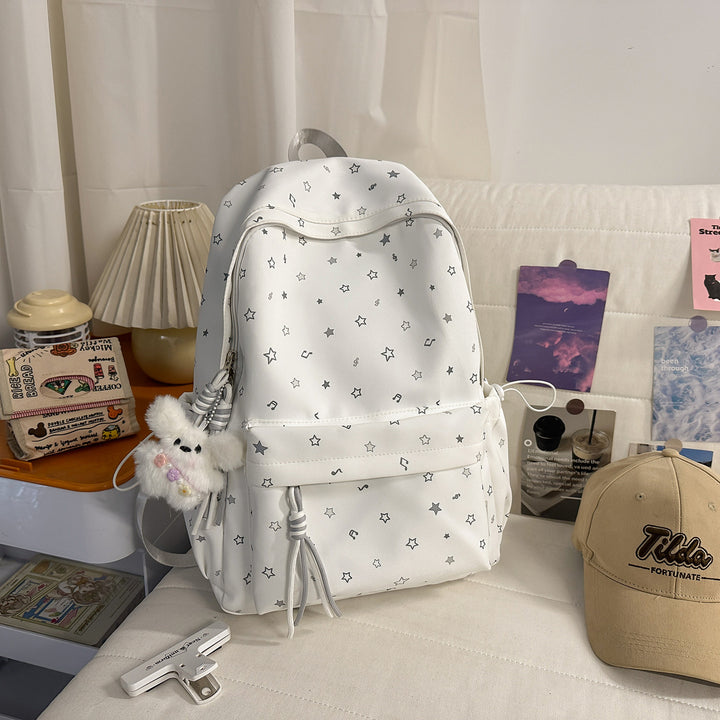 Fashionable backpack with colorful star pattern Kalsten
