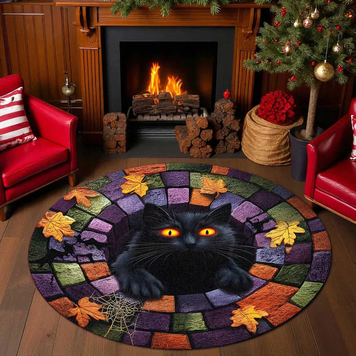 Festive 3D Illusion Area Rug