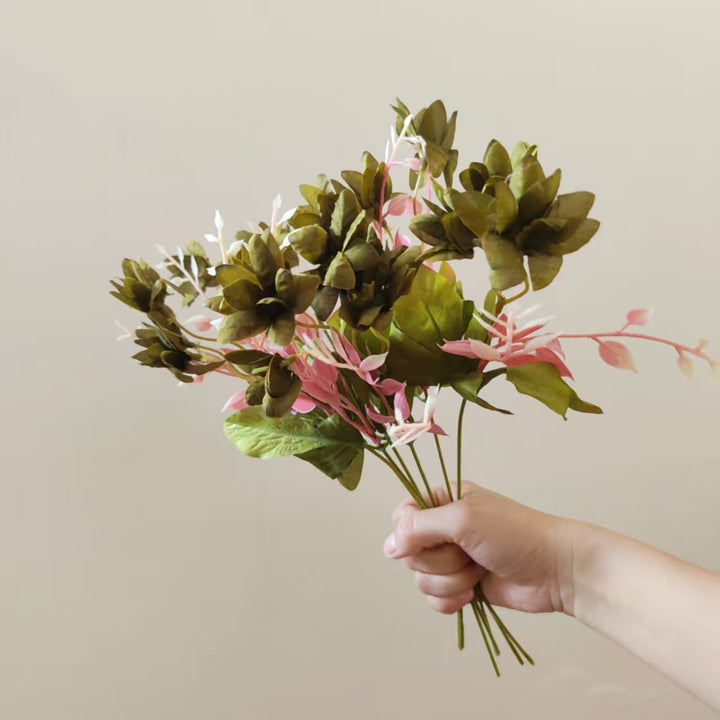 Lifelike Succulent Flower Stem