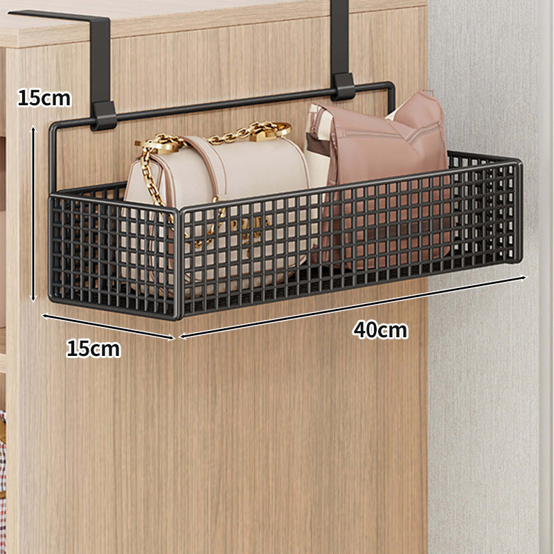 Overdoor Mesh Storage Organizer with Hooks