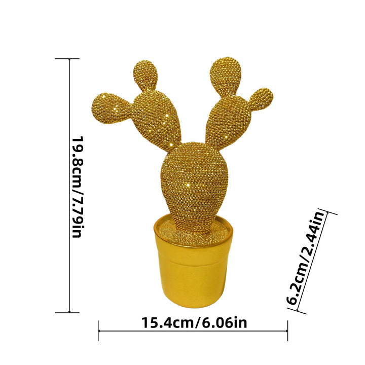 Glittering Cactus Decorative Figure Kalsten