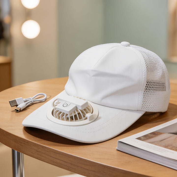 Unisex cap with integrated fan Kalsten