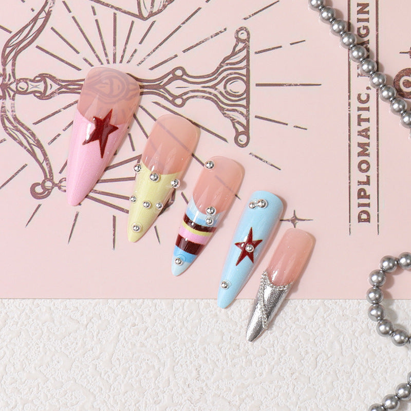 Artistic Themed Press-On Nail Set Kalsten