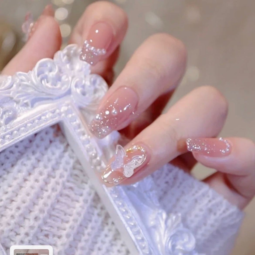 Premium Decorative Press-On Nail Design Kalsten