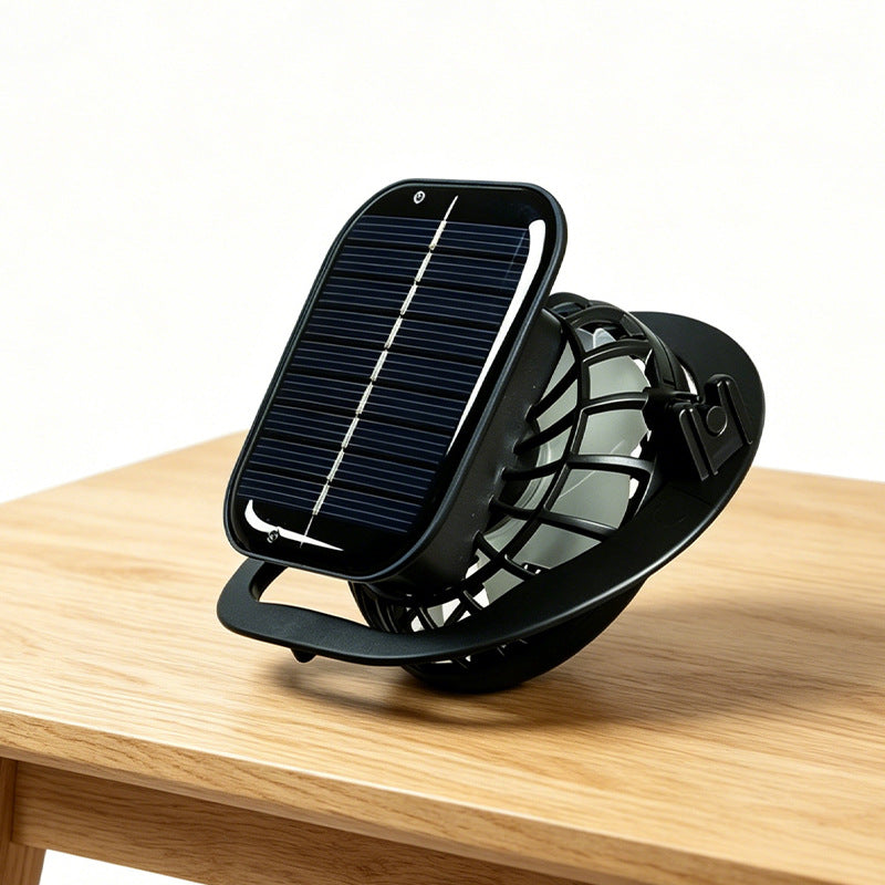 Unisex portable solar-powered mini fan with integrated solar panel Kalsten