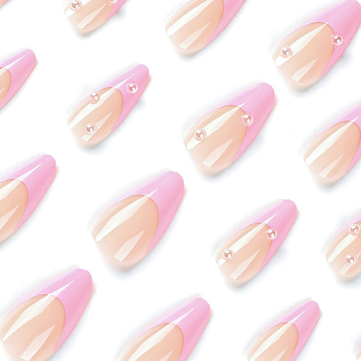 Artificial nail set with elegant pearl embellishments Kalsten