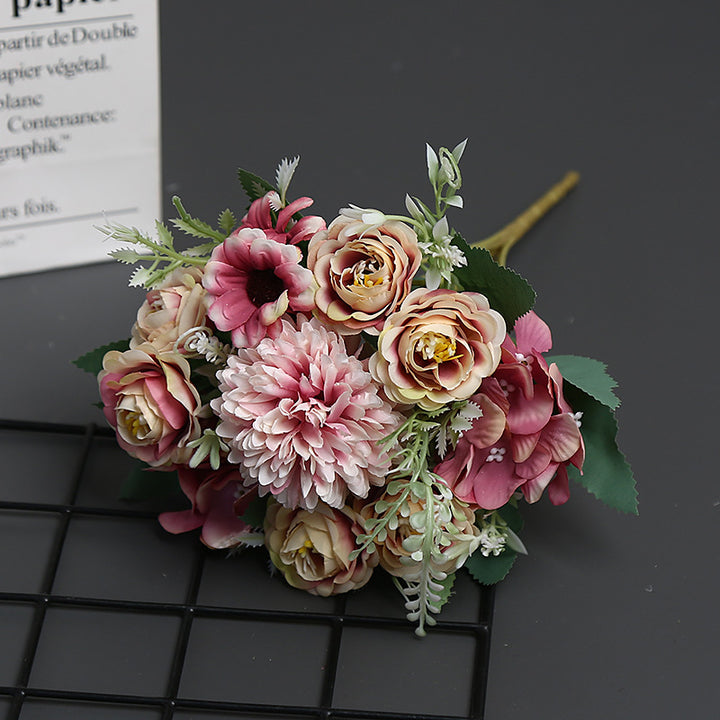 Lifelike Floral Bouquet Arrangement