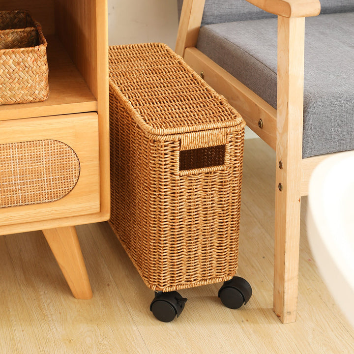 Mobile Woven Laundry Hamper Kalsten