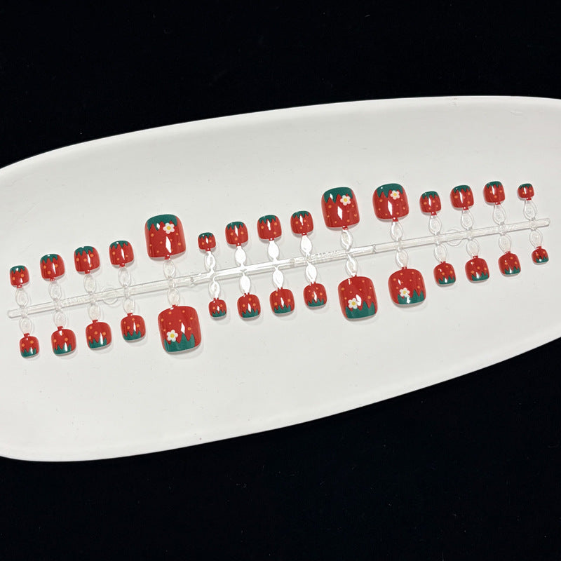 Artistic Strawberry Nail Art Set Kalsten