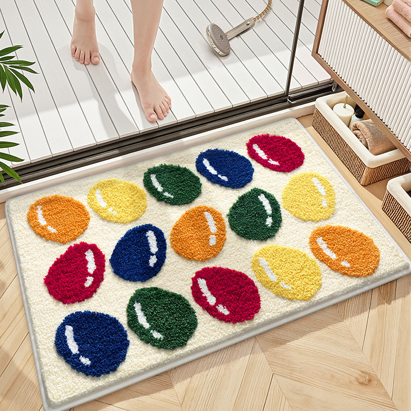 Plush Textured Bath Mat Kalsten