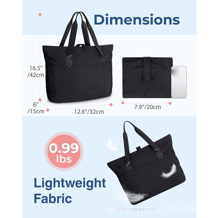 Multifunctional shopping bag with multiple outside pockets Kalsten