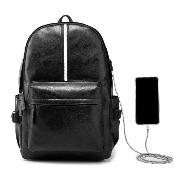 Stylish backpack with USB port Kalsten