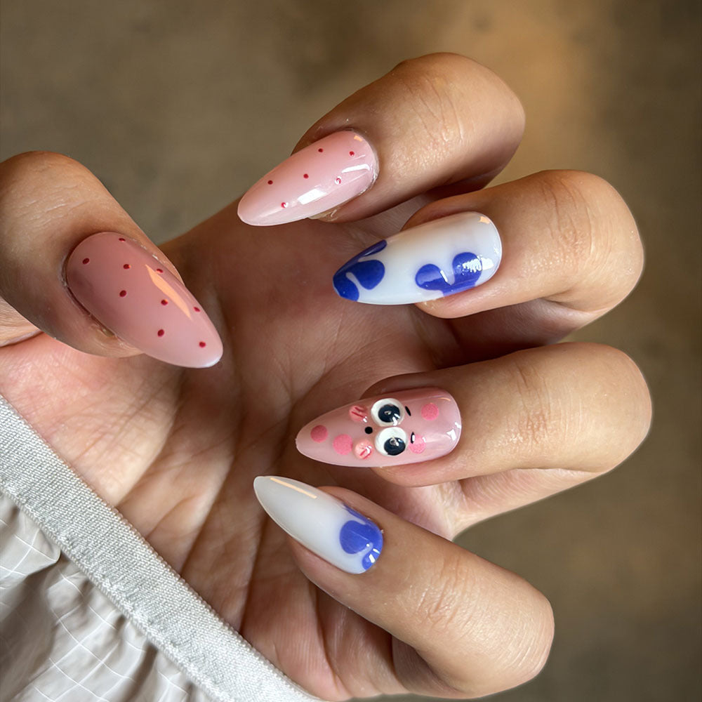 Whimsical Cartoon Press-On Nail Set Kalsten