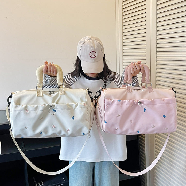 Multifunctional Embroidered Duffel Bag Kalsten