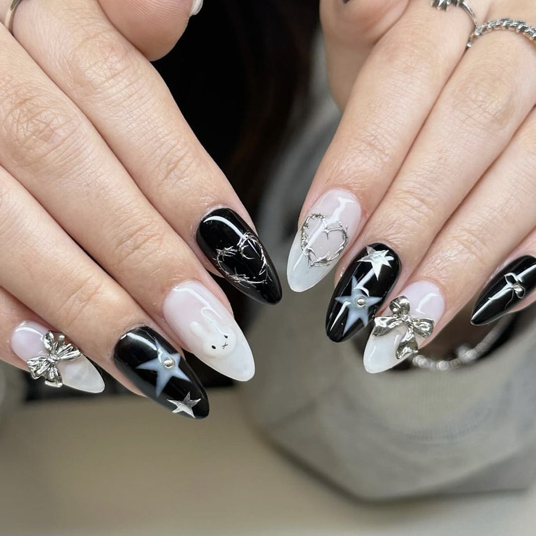 Decorative Gothic Nail Art Extensions Kalsten