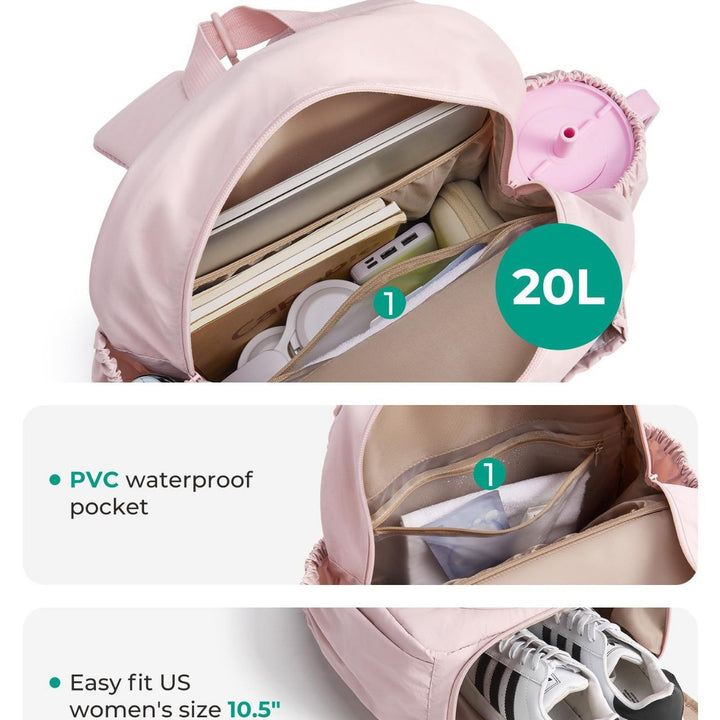 Sporty tennis backpack with ergonomic design Kalsten