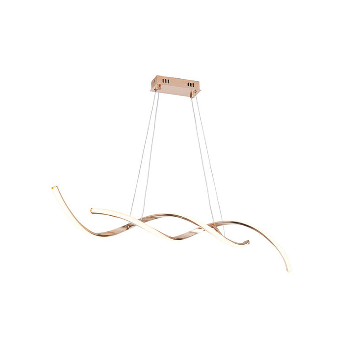 Wave-Inspired LED Pendant Light