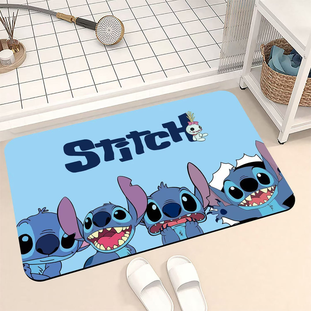 Cartoon-Themed Bath Mat Kalsten