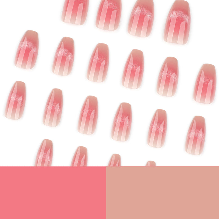 Artistic French-Tip Nail Extensions Kalsten