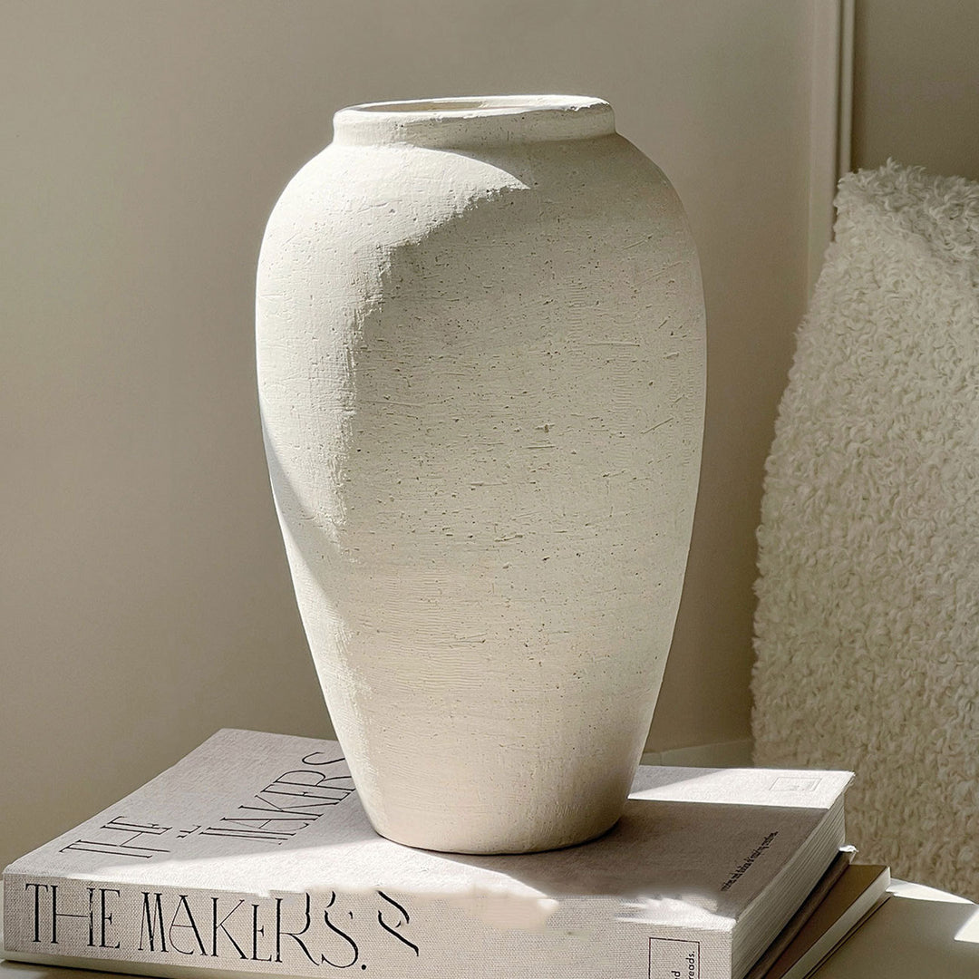 Rustic Textured Ceramic Container