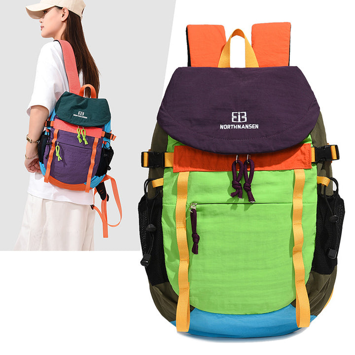 Colorful Multi-Pocket Hiking Backpack Kalsten