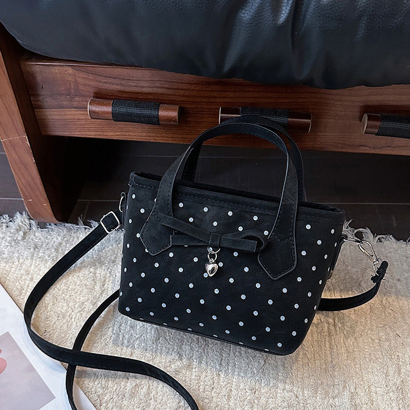 Polka Dot Mini Handheld Purse