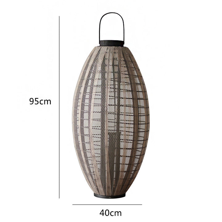 Elegant lantern with metal grid Kalsten