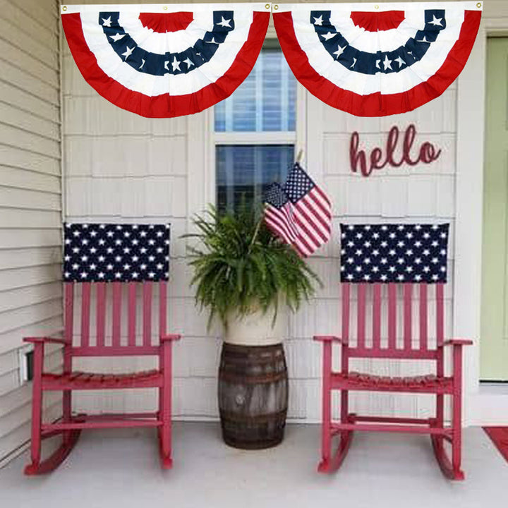 Decorative Patriotic Bunting Banner