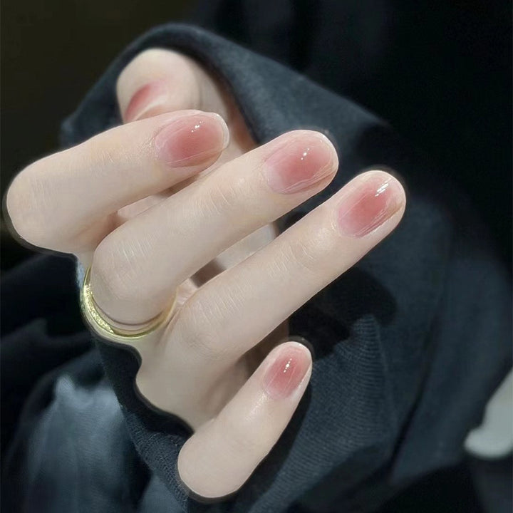 High-gloss artificial nails with rose effect Kalsten