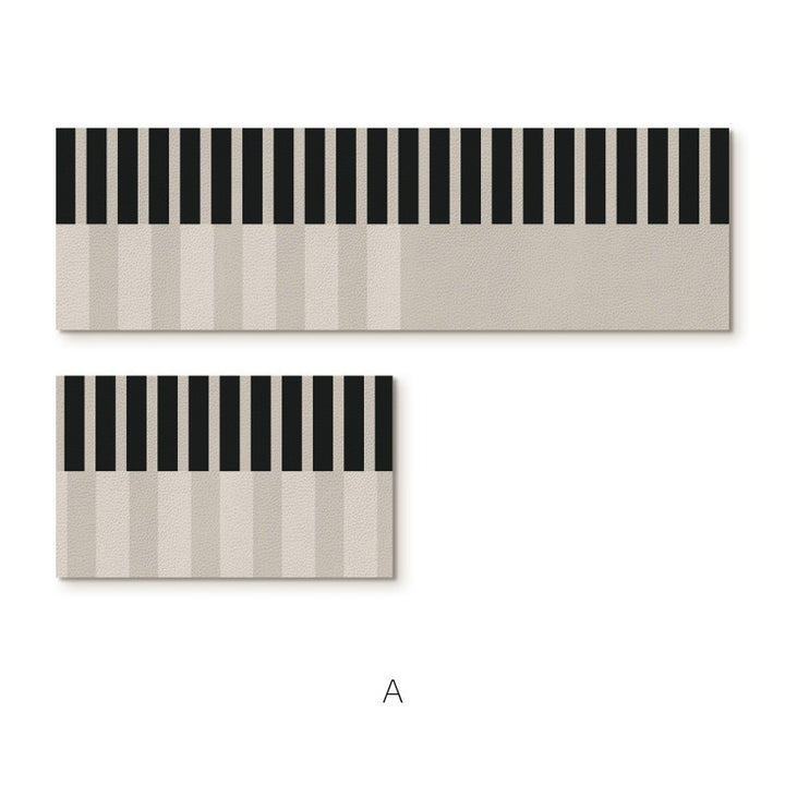Elegant Textured Area Runner Mat