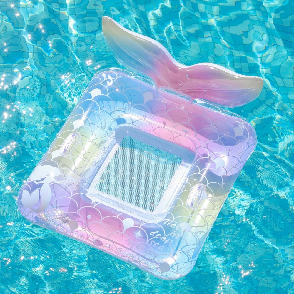 Inflatable Pool Lounger with Sun Canopy Kalsten