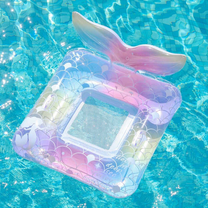 Inflatable Pool Lounger with Sun Canopy Kalsten