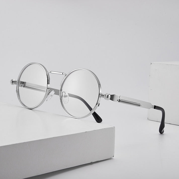 Women elegant round metal glasses Kalsten