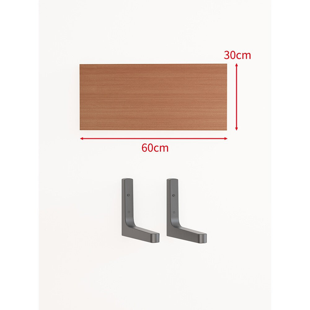 Long Narrow Floating Wall Shelf Kit with Concealed Heavy-Duty Brackets