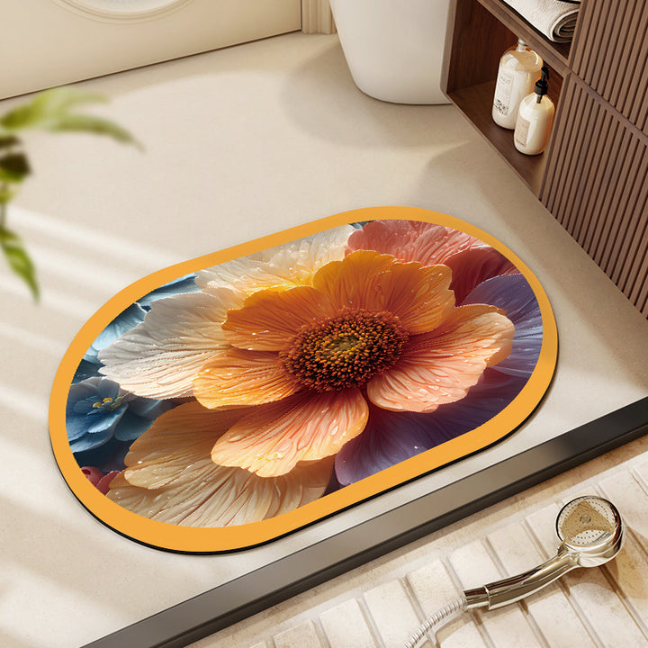 Motivational Phrase Bath Mat Kalsten