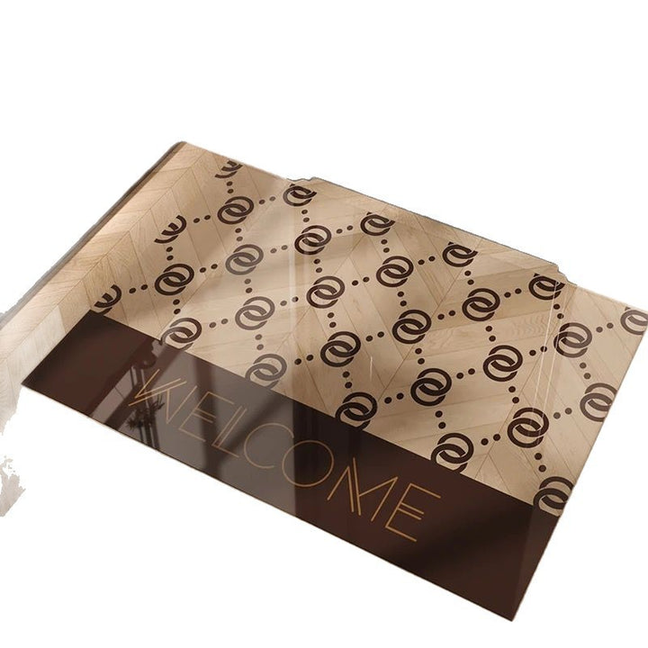 Playful Smiley Face Decorative Mat
