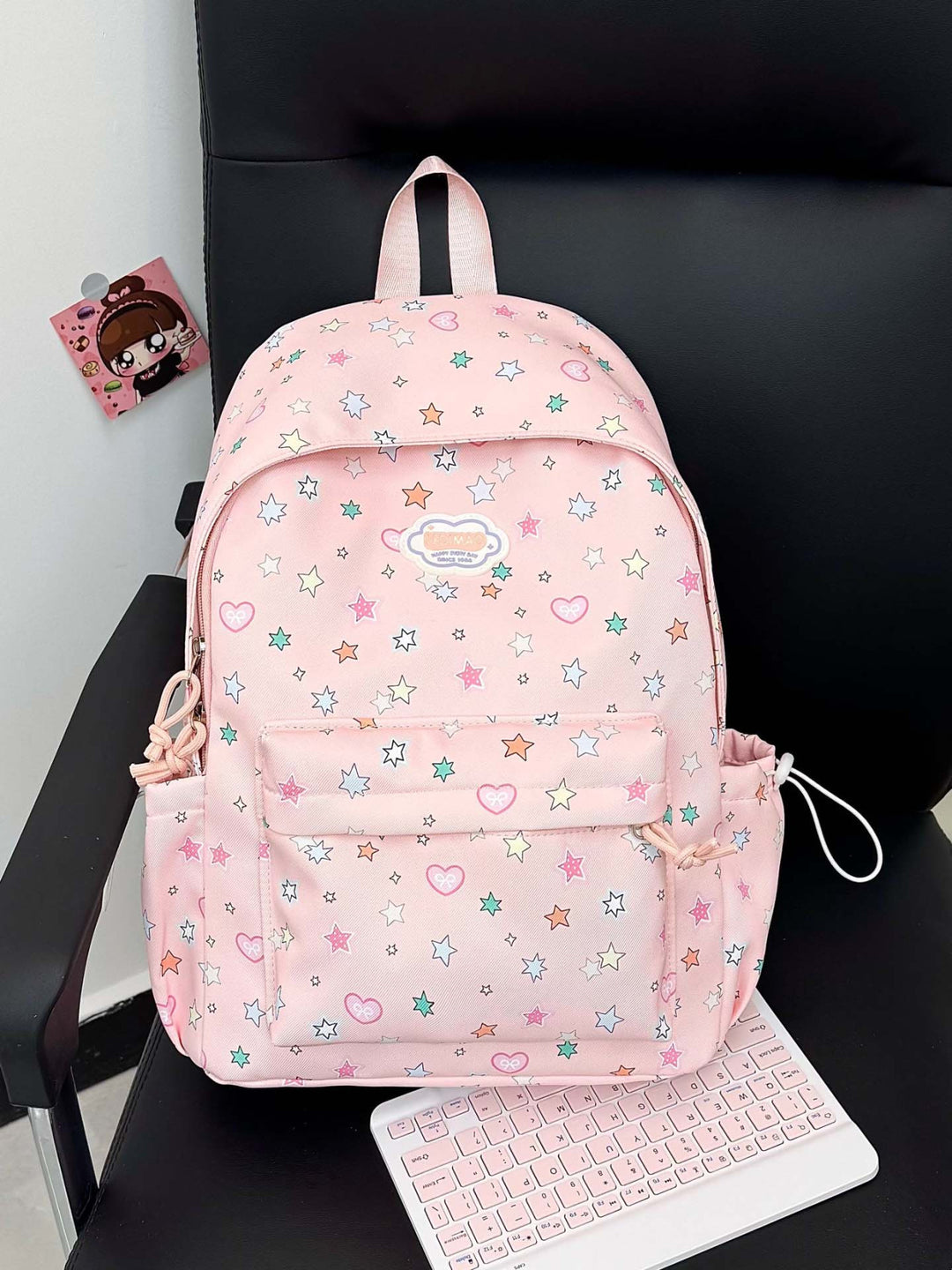 Playful Star-Patterned Daypack