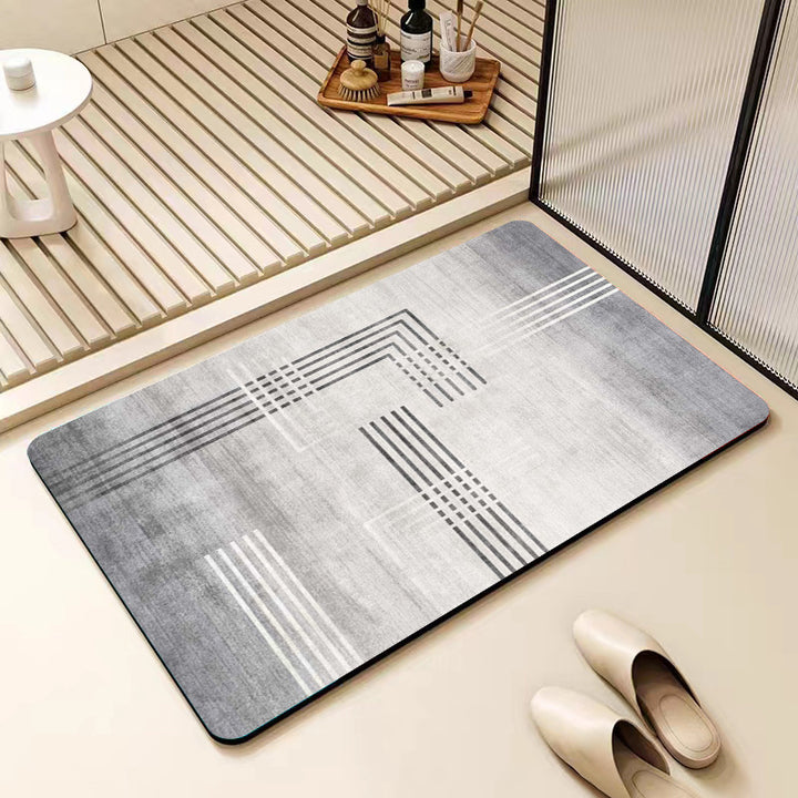 Modern Abstract Bathroom Mat