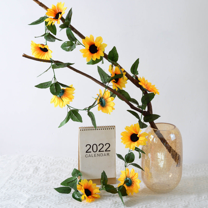 Sunflower Floral Garland Decoration