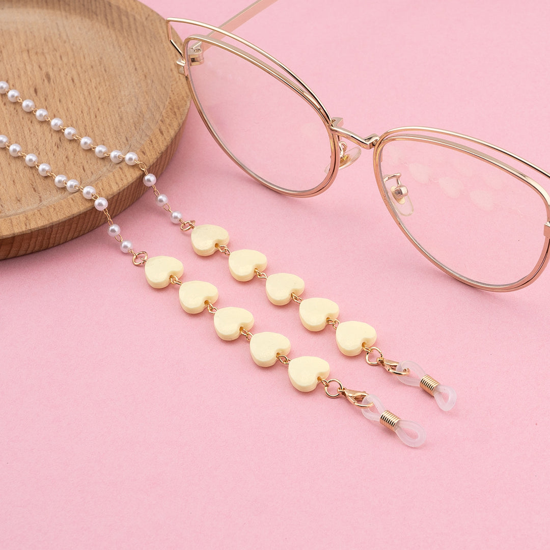 Decorative Heart-Shaped Eyewear Chain Kalsten